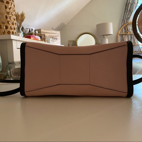 kate spade pink and black satchel purse - Picture 5 of 7